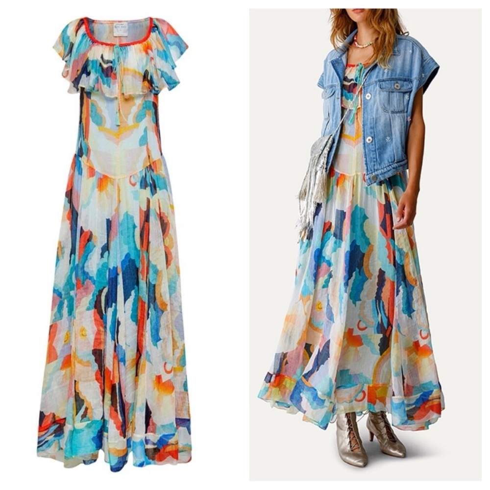 Giada Forte forte_forte Up Above in the Sky maxi dress